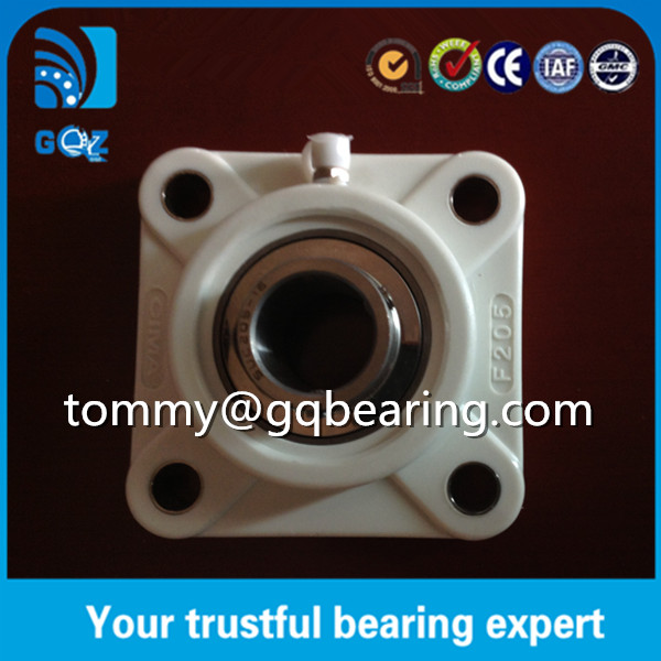 White Housing Plastic Pillow Block Linear Ball Bearings