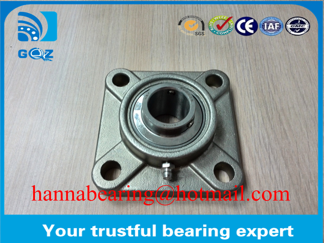 Ssucf204 Square Pillow Block Bearing Stainless Steel Material High