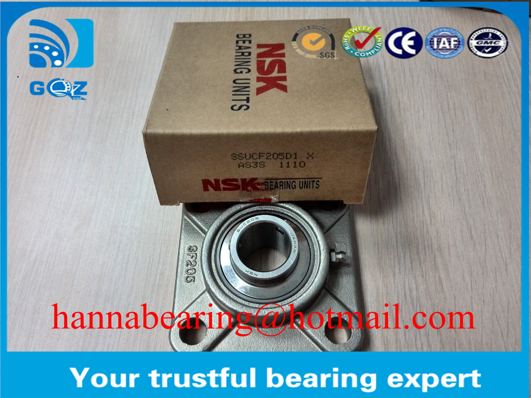 Shaft 30mm Metric Pillow Block Bearing Sucf206 Four Bolt Flanged