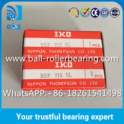 Stainless Steel IKO Miniature Linear Ball Bearing Linear Guide BSP715SL