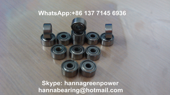 High Speed Automotive Bearing , R1-5ZZ Inch Size Deep Groove Bearing With Shields