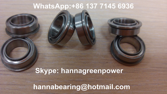 Flange Type Deep Groove High Precision ball bearing With Rubber Seals F63800-2RS