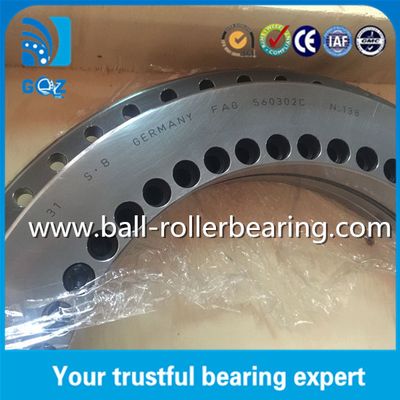 Double Direction Rotary Table Ball Bearing Slewing Ring FAG 560302C Non Teeth Gear Type