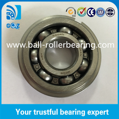 Grease Lubrication NSK 6304NR Deep Groove Ball Bearing with Snap Ring Open type