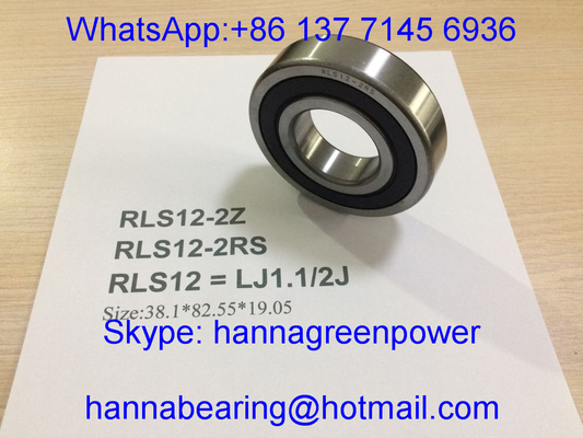 RLS12-2RS / LJ1.1/2-2RSJ Inch Size Automotive Bearings Deep Groove Ball Bearing 38.1*82.55*19.05mm