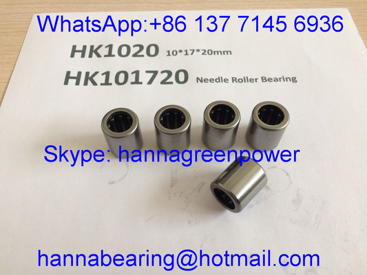 HK101720 / HK1020 / TA1020Z Drawn Cup Needle Roller Bearing With Open End 10*17*20mm