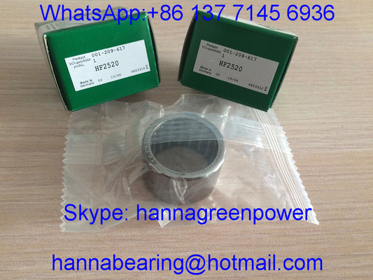 HF2520 Drawn Cup Roller Clutch / Needle Roller Bearing with Steel Spring , 25*32*20mm