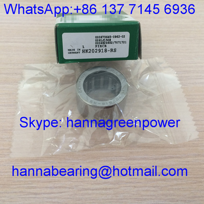 HK202918-RS / HK202918 / HK20x29x18 Motorcycle Clutch Bearing / Needle Roller Bearing With Seal , 20*29*18mm