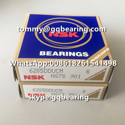 Japan made Gcr15 steel Material NSK 6205DDU 6205DDUCM Rubber Sealed Deep Groove Ball Bearing