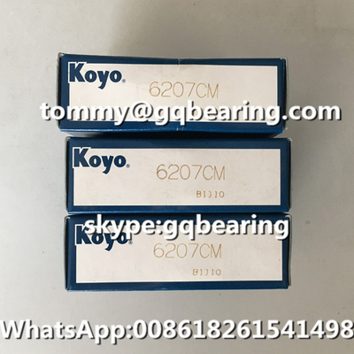 Gcr15 Steel Material Japan Genuine KOYO 6207 6207CM Single Row Deep Groove Ball Bearing