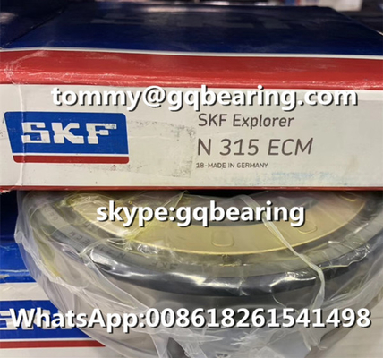 Gcr15 Steel Material SKF N315ECM Single Row Cylindrical Roller Bearing