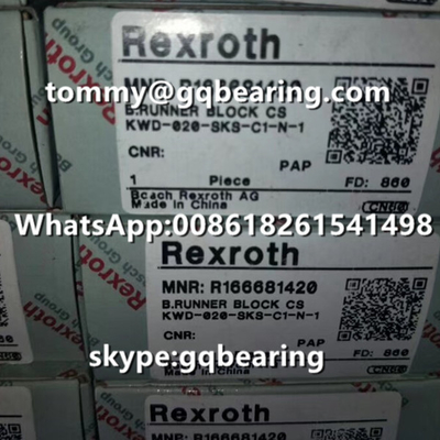 Rexroth R165141420 Steel Material Flange Type Standard Length Standard Height Runner Block