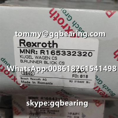 Rexroth R165332320 Steel Material Flange Type Standard Length Standard Hight Linear Block