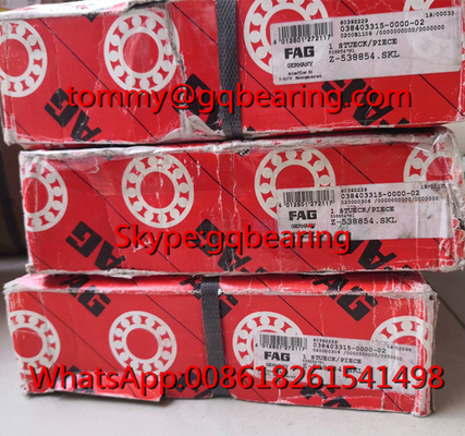 FAG 538854 Double Row Angular Contact Ball Bearing 309515D Bearing with Split Inner Ring