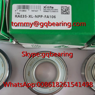 Gcr15 Steel Material INA RAE35-XL-NPP-FA106 Radial Insert Ball Bearing with Eccentric Locking Collar