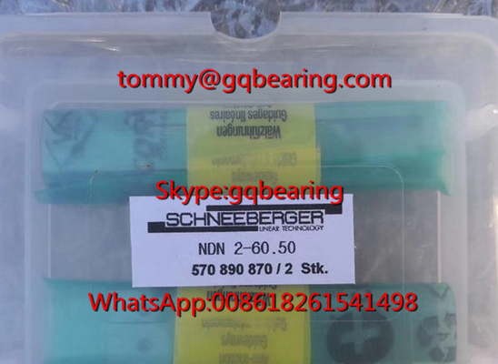 Corrossion Resistant Steel Material SCHNEEBERGER NDN 2-60.50 Micro Frictionless Table NDN2-60.50 Linear Slide Bearing
