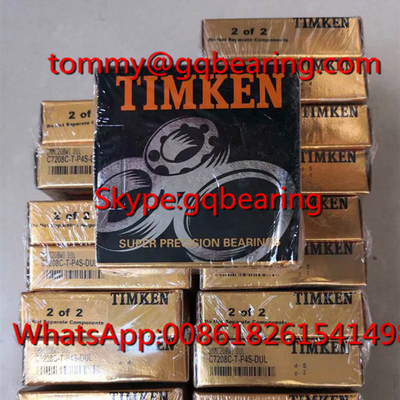 TIMKEN B7208C-T-P4S-DUL Super Precision Angular Contact Ball Bearing 40x80x18mm Contact angle 15 degree