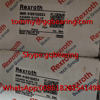 Rexroth R18513222X Roller Rail Runner Block Bosch R18513222X Linear Bearing