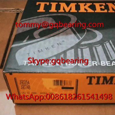 Gcr15 Steel Material TIMKEN J90354/J90748 Tapered Roller Bearing