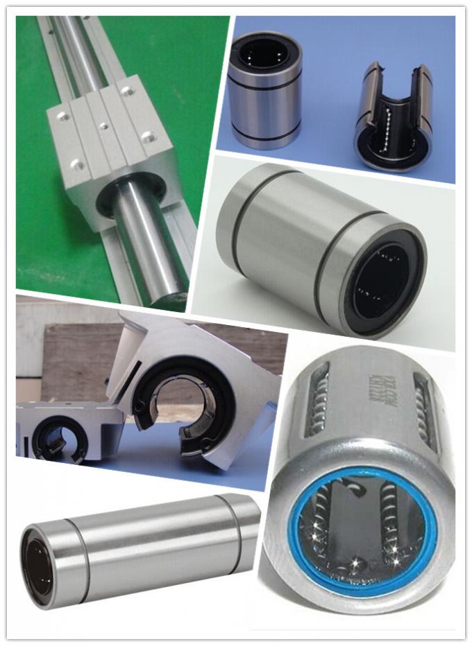Inch Type Gcr15 Linear Shaft Bearing , Linear Bushing Bearings LMB6UU