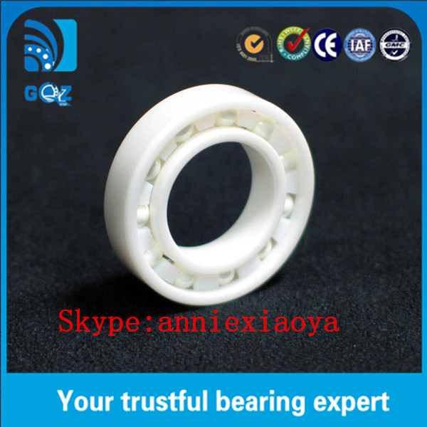 Si3N4 ZrO2 Full Ceramic Ball Bearings , Ceramic Sealed Bearings 6020 2RS