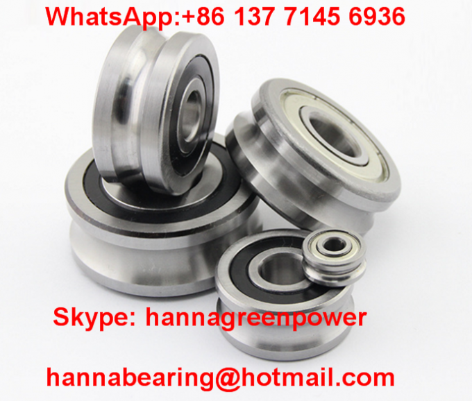 V Groove Guide Roller Super Precision Bearings LV20/8ZZ Track Roller