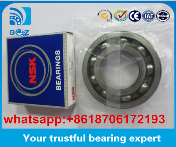 NSK Open Ceramic Ball Bearings BEARINGS 6207DDU 6207 DDUCM 35*72*17 ISO9001 Certification