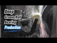 Deep groove ball bearing production