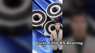 6200 RS Deep Groove Ball Bearing 10x30x9mm | Low-Noise Sealed Automotive & Industrial Bearing