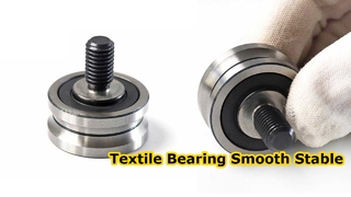 SG25N Deep U-Groove Track Roller Bearing | Heavy-Duty Pulley Wheel for Textile Machinery