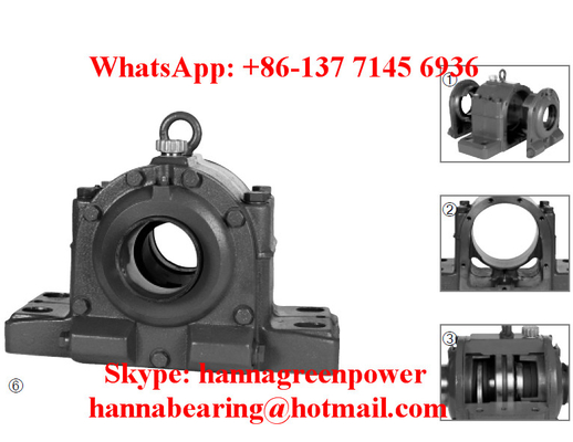 HFOE 218 BL Plummer Block With Oil Conveying Ring For PA Fan 90x410x250mm