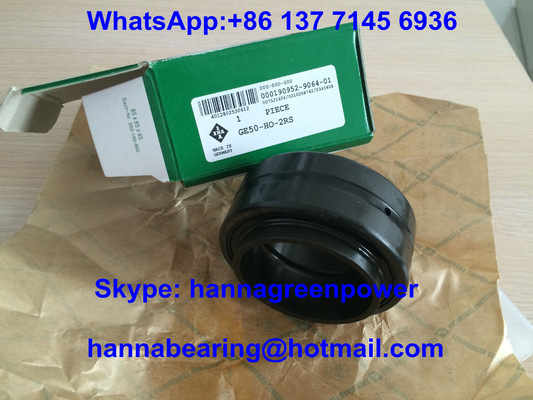 GE50-HO-2RS Radial Spherical Plain Bearing with Lip Seals 50x75x43mm