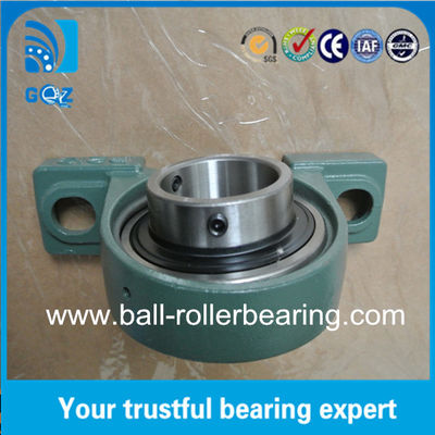 buy Green 40mm Pillow Block Bearing Low Friction Chrome Steel With Cast Iron Housing online manufacture