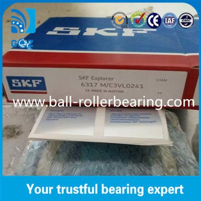 buy Brass Cage Electrical Insulation Deep Groove Ball Bearing SKF 6317M/C3 VL0241 online manufacture