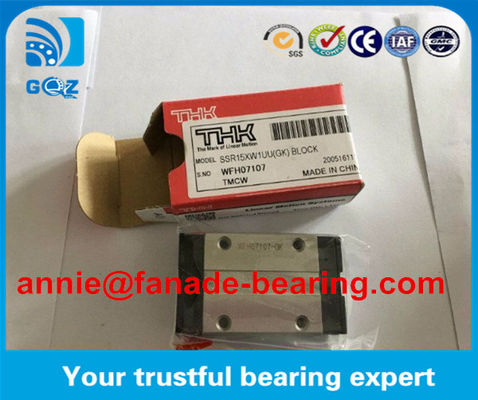 buy THK SSR series linear rail and block for CNC machine SSR15XW1UU  linear guide linear block THK SSR15XW1GG online manufacture