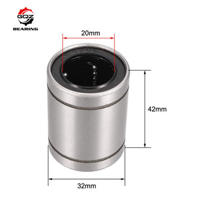 buy LM20UU Stainless Steel Material Linear Ball Bearing Rubber Sealed Linear Bushing online manufacture