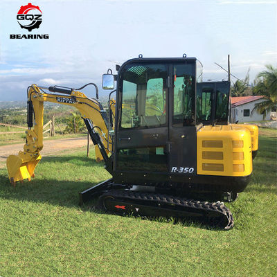 buy Chinese R350 Mini Excavator Small Digger Kubota Engine Excavator Micro Digging Machine Mini Digger With Cabin online manufacture