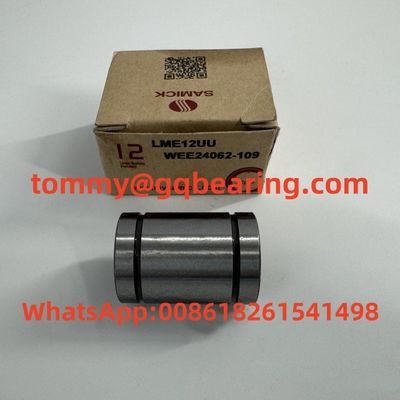 buy Steel Samick LME12UU WEE24062-109 Resin Cage Linear Ball Bearing LME12-A Linear Bushing online manufacture