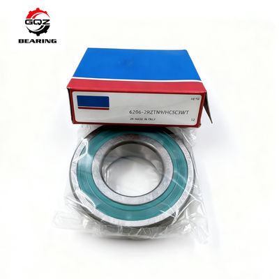 Buy 6206‑2RZTN9/HC5C3WT Hybrid Ceramic Deep Groove Ball Bearing 30×62×16mm for Inverter‑Driven Motor online manufacture