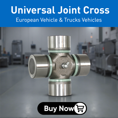Buy GU-8130 Double Structure Stainless Steel Universal Joint Cross 57x144 Drive Shaft Assembly for European Vehicles & Trucks online manufacture