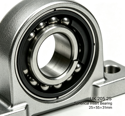 Buy UK205 2S Double Rubber Sealed Spherical Insert Bearing With Adapter Sleeve online manufacture