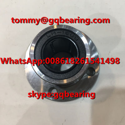 buy Gcr15 steel LMF16UU Round type Rubber Sealed Flange Linear Ball Bearing online manufacture