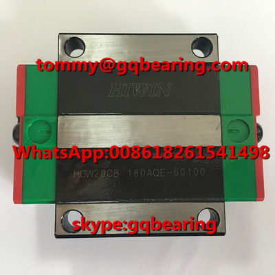 buy GCR15 Steel Material HIWIN HGW20CB Flange Type Linear Guideway online manufacture