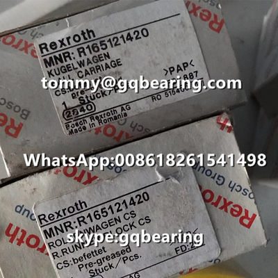 buy Rexroth R165121420 Steel Material Flange Type Standard Length Standard Height Runner Block online manufacture