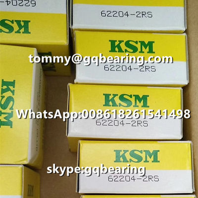 buy Japan Origin KSM 62204-2RS Rubber Sealed Deep Groove Ball Bearing 20 x 47 x 18 mm online manufacture