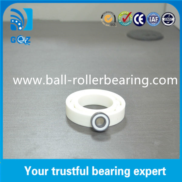 6011 2RS Sealed Full Ceramic Bearings Low Friction Coefficient 2.5mm - 16mm Width