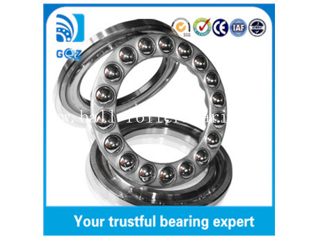 Open Shaft Washer Stainless Steel Thrust Ball Bearing 51110 Low Noise 50 X 70 X 31 mm