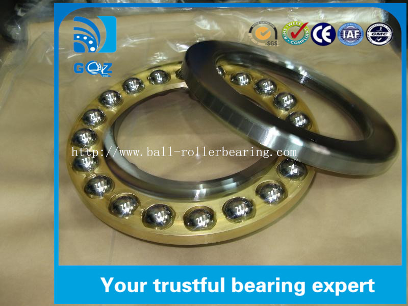 Professional Single Direction Thrust Ball Bearings , Axial Thrust Bearing 51207