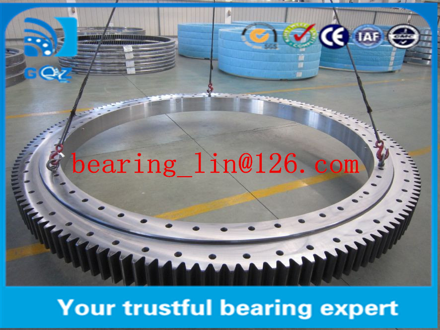 Worm drive Three-row roller slewing bearing , rollix slewing bearing
