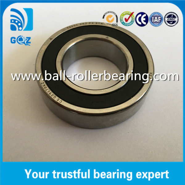Non-contact Rubber Seals Angular Contact Ball Bearing 7005C 2RZ P4 DTA